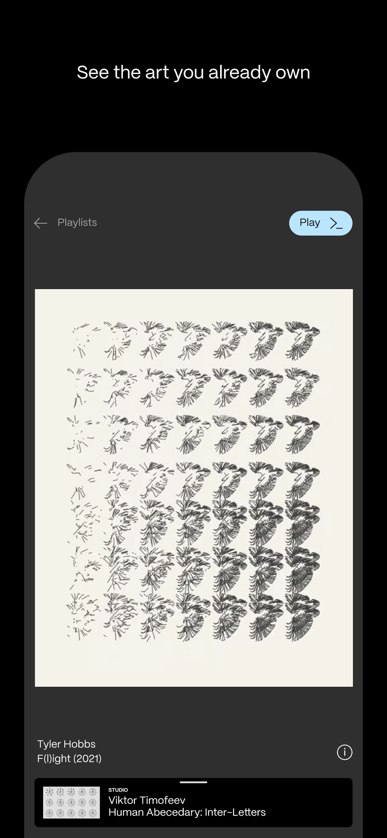 Feral File screenshot