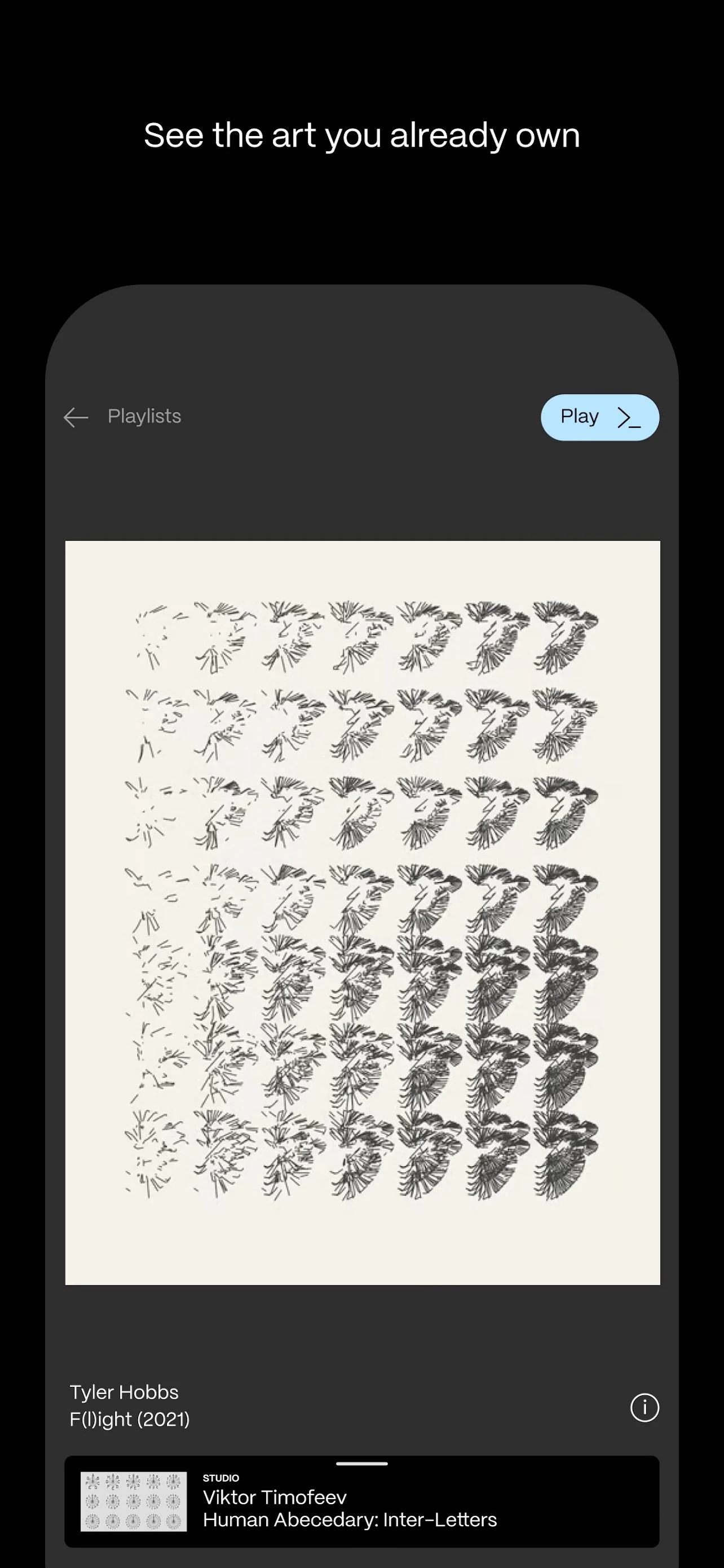 Feral File screenshot